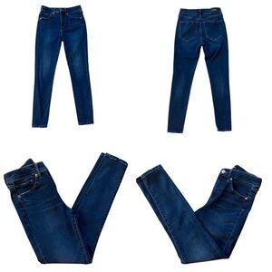 Express Conscious Edit Dark Wash Midrise Skinny Jeans 4R